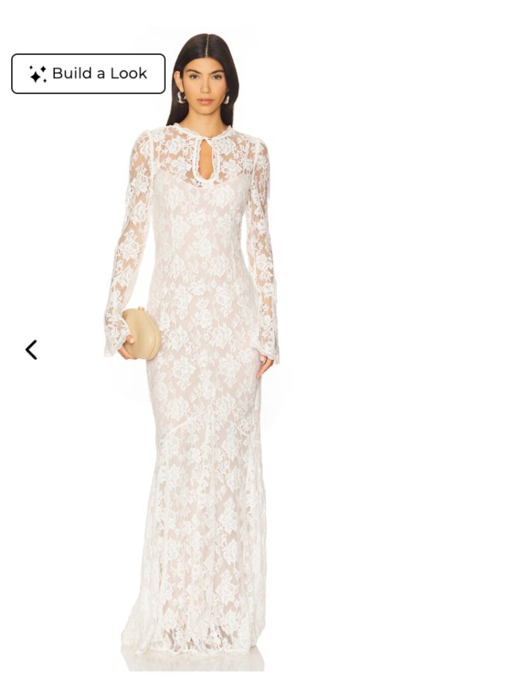 Stone Cold Fox Grace Gown, Ivory, MEDIUM